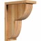 Ekena Millwork Crestline Rough Sawn Corbel w/Backplate, Western Red Cedar, 6"W x 12"D x 16"H COR06X12X16CRE01RWR - alternate 1